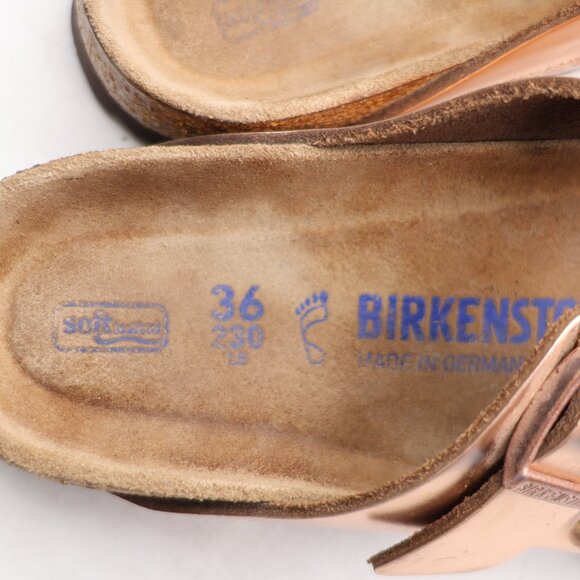 Birkenstock Arizona Soft Footbed Women's Size EU 36 / US 5 Sandals Rose Gold - Picture 3 of 9